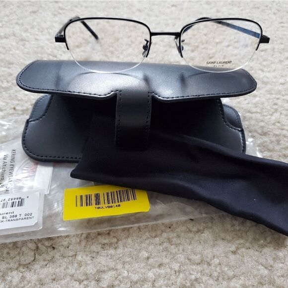 SAINT LAURENT Unisex Titanium SL359T 52mm Optical Frame - Picture 4 of 10